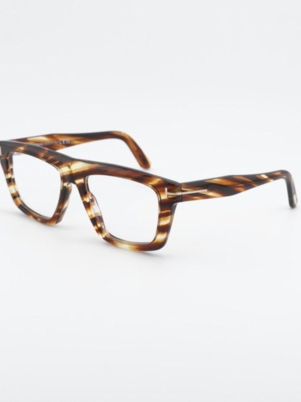 Tom Ford FT6059-B 055 Eyeglasses Coloured Havana 54mm Square Frame
